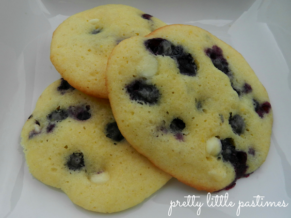 Lemon Blueberry Cookies I Pretty Little Pastimes